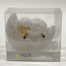 Moon And Stars Sleep Tight Night Light, Battery Operated, Soft Plastic - £7.91 GBP