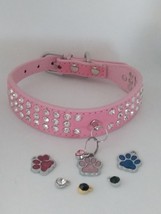 Rhinestone Dog and Cat Collar- for Small and Medium Dogs and Cats - Pugs Yorkie  - £16.02 GBP