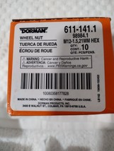 Dorman/ 611-141.1/ M12-1.5/ 21mm Hex 98984.1 Wheel Nut- 10 Pack - $12.80