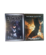 Batman 2 Piece DVD Lot: Batman Returns, Batman Begins, Cat Woman, The Joker - $5.93