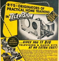 1950 Radio Television Training School Advertisement Electronics Vintage ... - $24.99