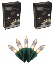 Christmas String Lights LED T5 50ct 25&#39; ft Warm White Celebrations T550W... - $34.64