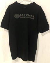 Harley Davidson Las Vegas Nevada Men’s Black Size Large Logo Short Sleeve Tshirt - £11.92 GBP