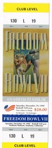 1990 Freedom Bowl Game VII Full Unused Ticket Tulsa Oregon Colorado State - £96.41 GBP