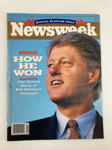 Newsweek Magazine November 1992 The Untold Story of Bill Clinton No Label - £11.13 GBP