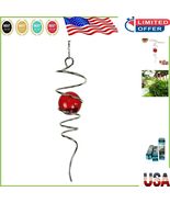 Colorful 13&quot; Hanging Spiral Tail Wind Spinner - Indoor/Outdoor Decorativ... - $455.80 MXN