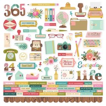 Noteworthy Cardstock Stickers 12&quot;X12&quot;- - $8.44