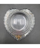 Rare Antique Heart Dome Glass Picture Frame Magnifying Glass Reader Pape... - €42,68 EUR