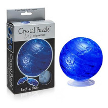 3D Crystal Puzzle Blue Earth - £22.24 GBP