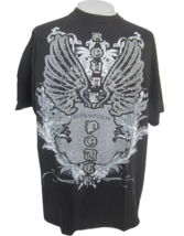 Cotton Heritage T Shirt 4XL Royal Redemption Power wings graphic reflective VTG - £15.91 GBP