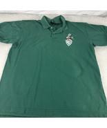 Bugs Bunny Warner Bros Looney Tunes Polo Shirt Green Vintage Men&#39;s Size L - $284.59 MXN