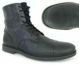 Timberland Men&#39;s Lafayette Park 6&quot; Inch Black Leather Boots Cap Toe Memo... - £58.67 GBP