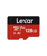 Lexar E-Series Plus 128GB Micro SD Card, microSDXC UHS-I Flash Memory Ca... - £25.17 GBP