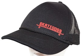 Vintage Skatedogs Skateboard Theme Black Trucker Hat - Adult One Size Fi... - $13.00