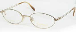 Vintage Charmant Pure Titanium 7628 Gw Gold Unique Eyeglasses Frame 52-19-135mm - £66.17 GBP