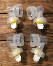 4 Medela Connectors with Valves and Membranes 2 pairs - $11.99
