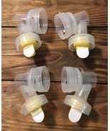 4 Medela Connectors with Valves and Membranes 2 pairs - $11.99