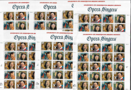 US Stamps/Postage/7  Sheets Sc #3157a Opera Singers MNH F-VF OG FV $44.80 - £22.12 GBP