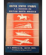 Vtg 1942 H.E Harris &amp; Co Boston MA US Stamps Possessions British North A... - $19.99