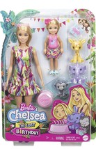 Barbie and Chelsea the Lost Birthday Playset with Barbie &amp; Chelsea Dolls, 3 Pets - £34.58 GBP