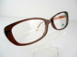 Lacoste L-2697 A  (210)  Brown Transparent  54 X 17 140 mm Eyeglass Frames - $48.17