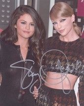 2X Signed Taylor Swift &amp; Selena Gomez Photo With Coa Autographed - £117.15 GBP