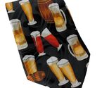 Fratello Beer Barrel Pilsner Glasses Alcohol Bartender Novelty Necktie - $14.55