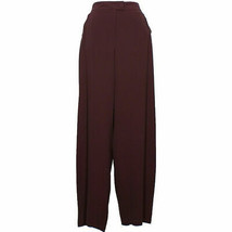 EILEEN FISHER Dahlia Purple Silk Crepe Luxe Straight Pants XS - $89.99