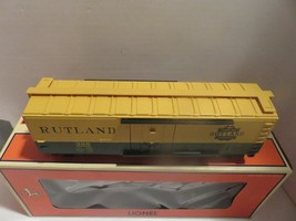 Lionel Trains 19552 - Rutland Standard &#39;o&#39; Boxcar - D/C Trucks - 0/027 NEW- B25 - £36.79 GBP