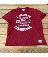 Hudson’s Bay Co Canadian Olympic Team Men’s Short Sleeve T Shirt Size L ... - £14.14 GBP