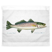 Betsy Drake Speckled Trout Outdoor Wall Hanging 24x30 - £39.46 GBP