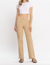Judy Blue Cargo Straight Leg Pants Khaki - $38.00