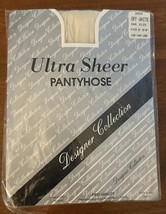 Vintage Designer Collection Ultra Sheer Stretch Pantyhose Nylons Off-Whi... - $230.54 MXN