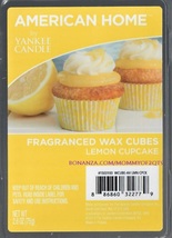 Lemon Cupcake American Home Yankee Candle Fragranced Wax Cubes Tarts - £2.98 GBP