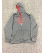 Russell Athletic Nebraska Huskers Hoodie Fleece Lined Pullover Medium Da... - $17.82