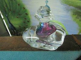 Leon Applebaum Studio Glass Perfume Bottle 3 x 4 with Stopper [PERMBOTT4] - $133.27