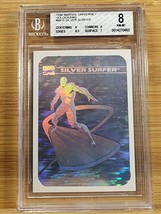 1990 Marvel Universe I Silver Surfer Hologram MH-3 Beckett Grade 8 Near Mint - £32.64 GBP