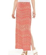 Womens Skirt Elastic Waist Apt 9 Orange Tribal Pull On Maxi Skirt-sz XS - £18.77 GBP