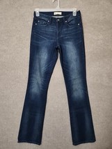 Gap Perfect Boot Jeans Womens 28 Long Blue Dark Wash Bootcut Stretch - $29.57