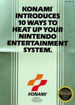 Konami/Nintendo Game Ad - 10 Ways to Heat Up Your NES (1988) - New - £11.01 GBP