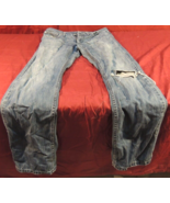 LEVIS STRAUSS 514 BLUE WASH JEAN DENIM STRAIGHT LEG PANTS 32X34 - $349.05 MXN