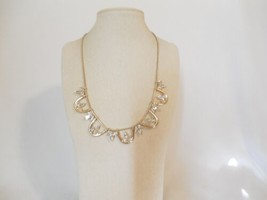 INC International Concepts Gold-Tone Crystal Slide Frontal Necklace A788... - $16.31