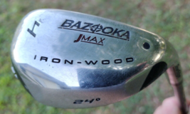 Tour Edge Bazooka J-max 4 Iron-Wood 24° Reactive A Flex Graphite Golf Club - $34.99