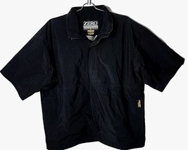 Zero Restriction Men L Golf Outerwear Black Pullover Gore-Tex Paclite Shirt - £44.85 GBP