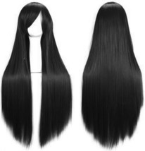 Akstore Wigs 32&quot; 80Cm Long Straight Anime Fashion Women&#39;S Cosplay Wig Wi... - £23.50 GBP