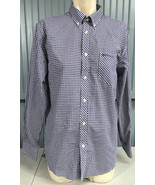 Ben Sherman Blue Check Large Mens Button Retro Shirt - £9.30 GBP