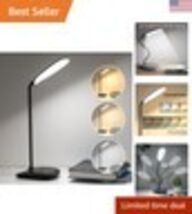 Portable LED Desk Light for Studying and Reading - Wireless Eye-Caring Lamp - $26.93