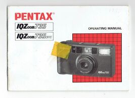 Pentax IQZoon 735 Operating Instruction Manual 35mm Film Camera - $14.80