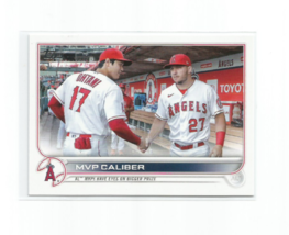 Shohei OHTANI/ Mike Trout (Angels) 2022 Topps Update Veteran Combos Card #US115 - £3.87 GBP