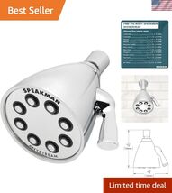 Signature Icon Anystream Adjustable High Pressure Shower Head - 2.5 GPM ... - $473.72